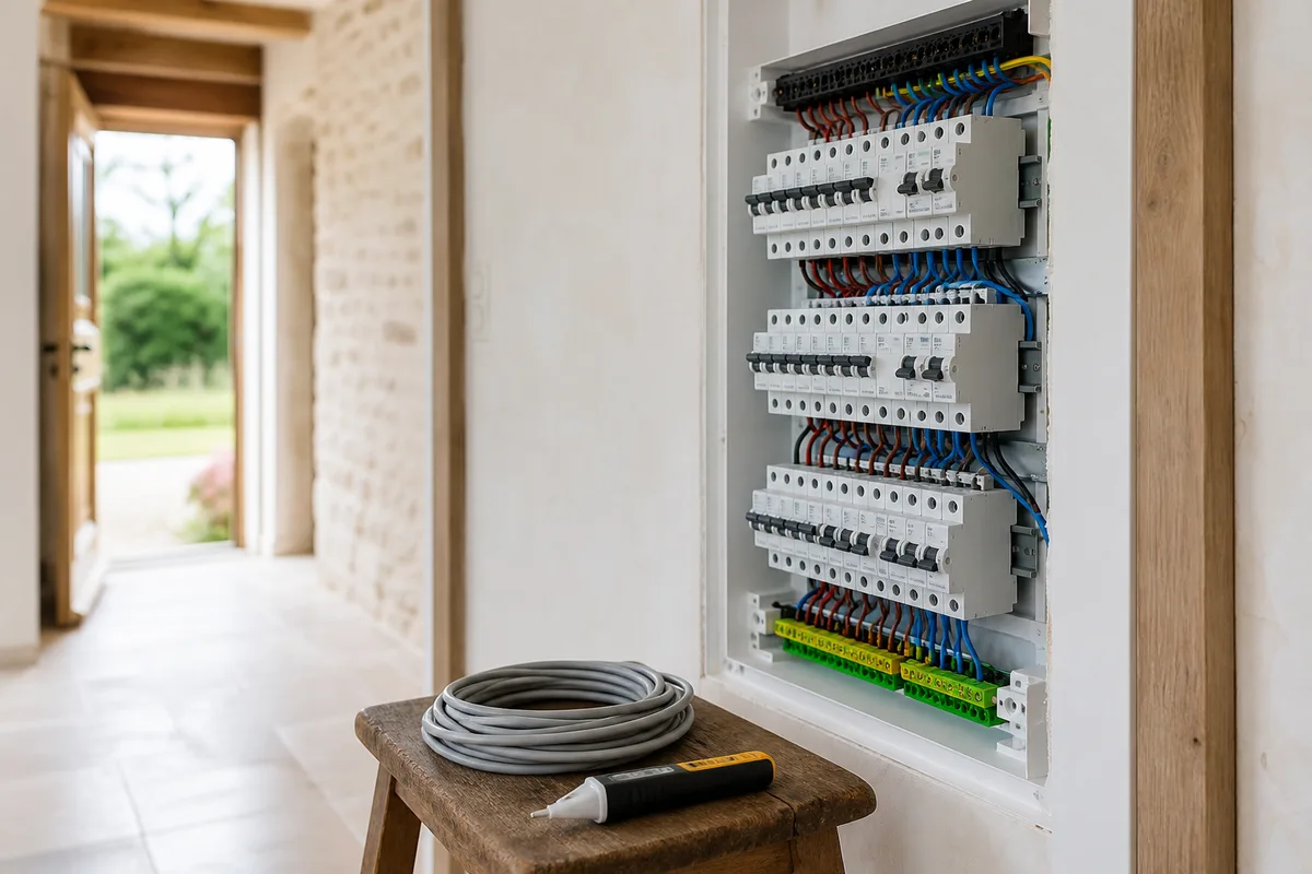 Rénovation électrique d'une maison ancienne : diagnostic, étapes et prix constatés